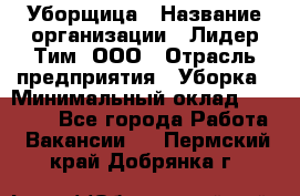 Уборщица › Название организации ­ Лидер Тим, ООО › Отрасль предприятия ­ Уборка › Минимальный оклад ­ 30 000 - Все города Работа » Вакансии   . Пермский край,Добрянка г.